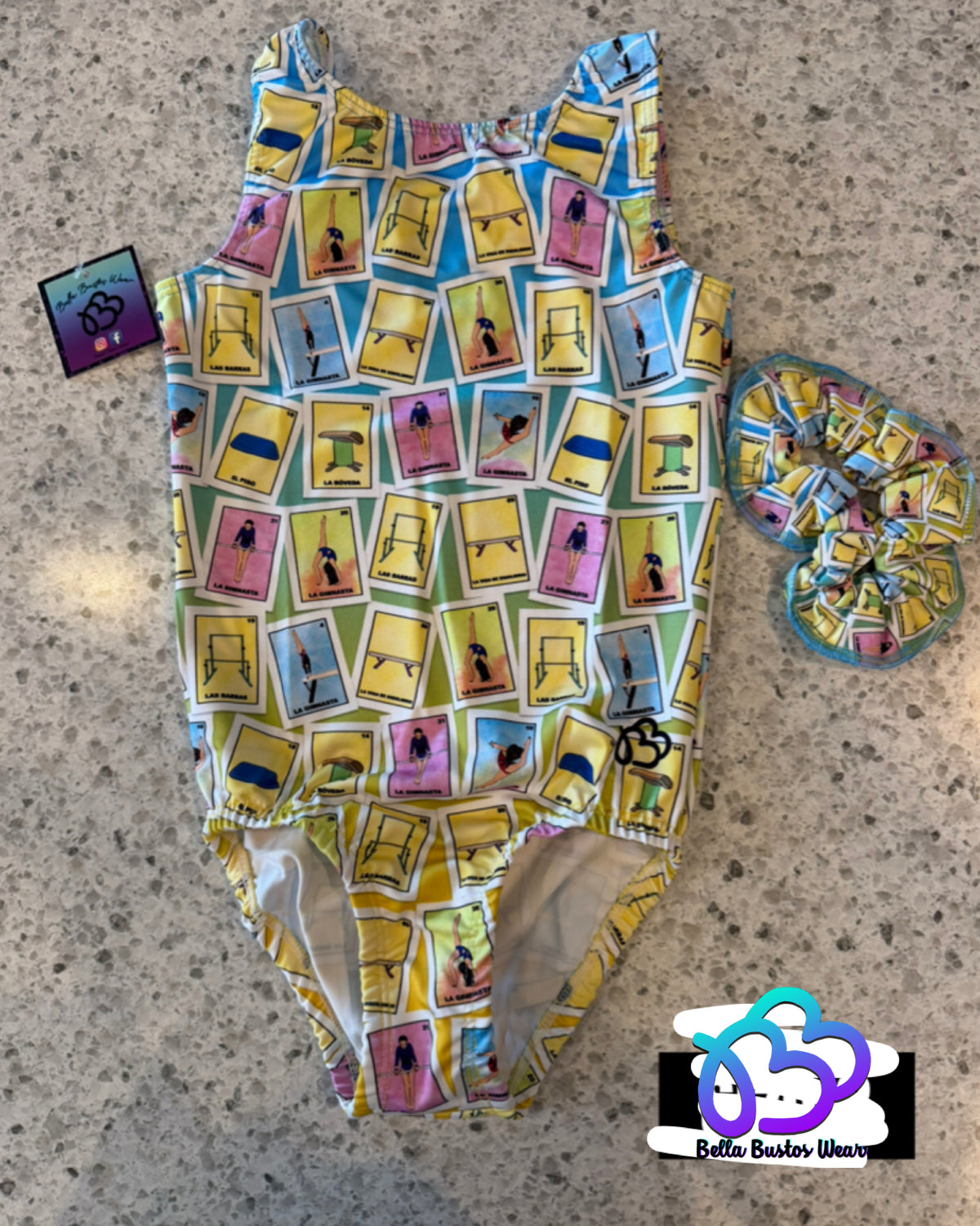 SIZE 8 - GYMNASTICS LOTERIA LEOTARD (clearance)