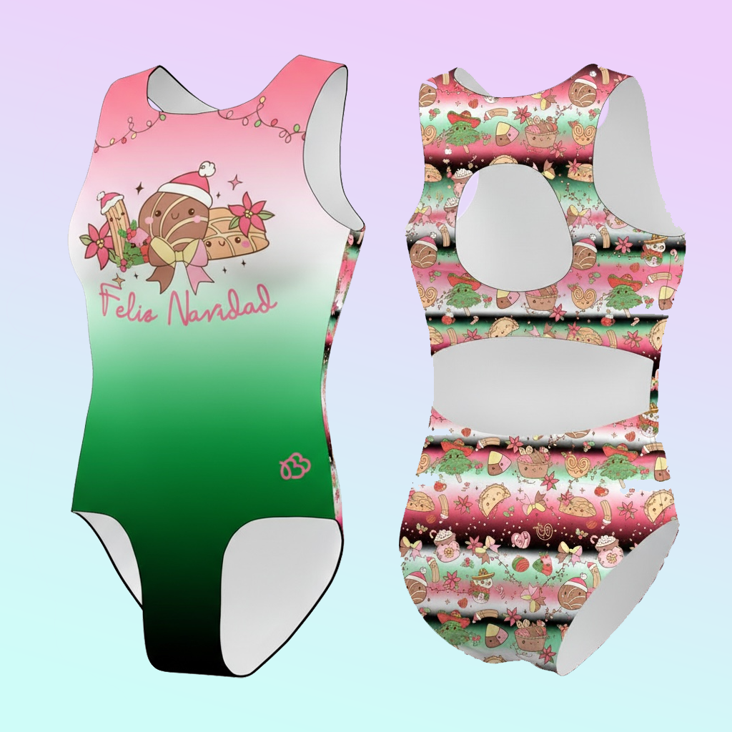 Feliz Navidad Pan Dulce Leotard