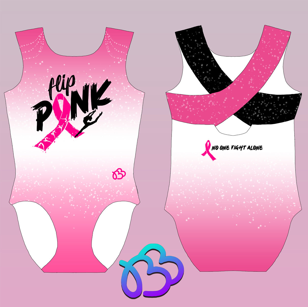 Flip Pink Breast Cancer Awareness Leotard