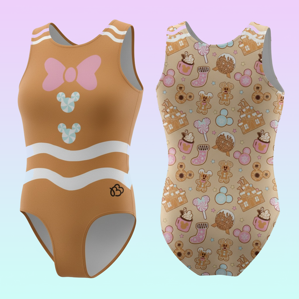 Gingerbread Christmas Leotard