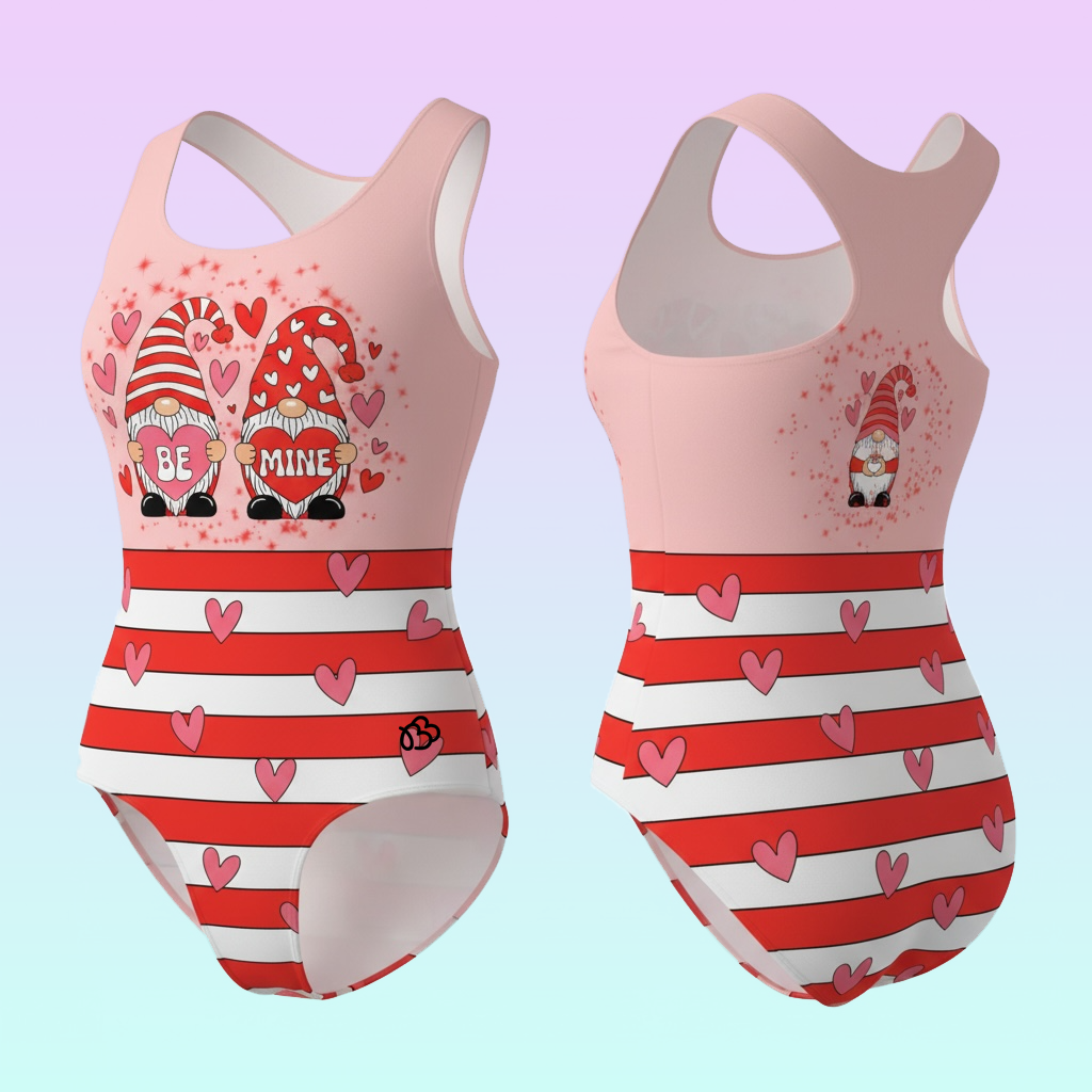 Gnomes Be Mine Valentine's Day Leotard