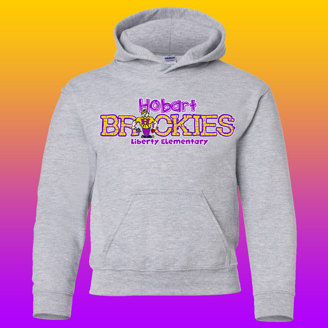 Youth/Adult Brickies Liberty Elementary Hoodie (Design #2)