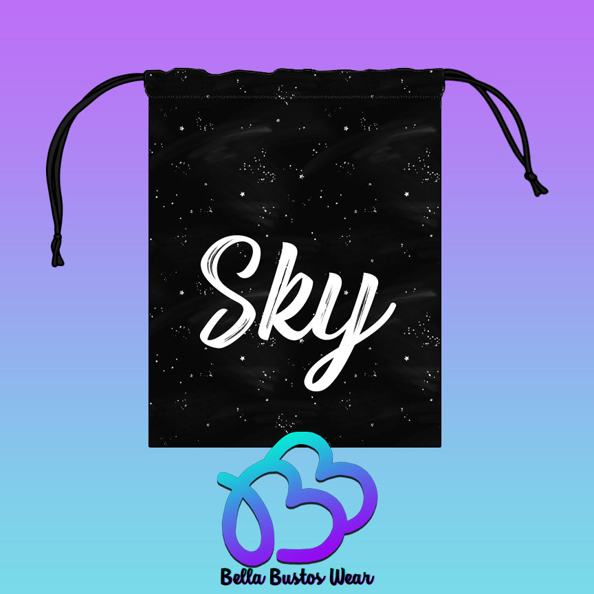 Black Galaxy Custom Name Grip Bag