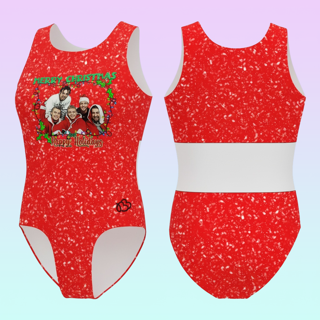 Merry Christmas, Happy Holidays Leotard