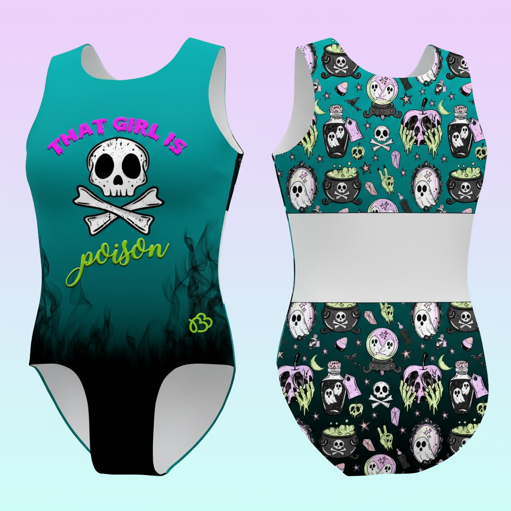 That Girl is Poison Halloween Leotard