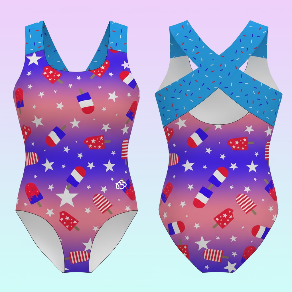 USA Popsicle Leotard