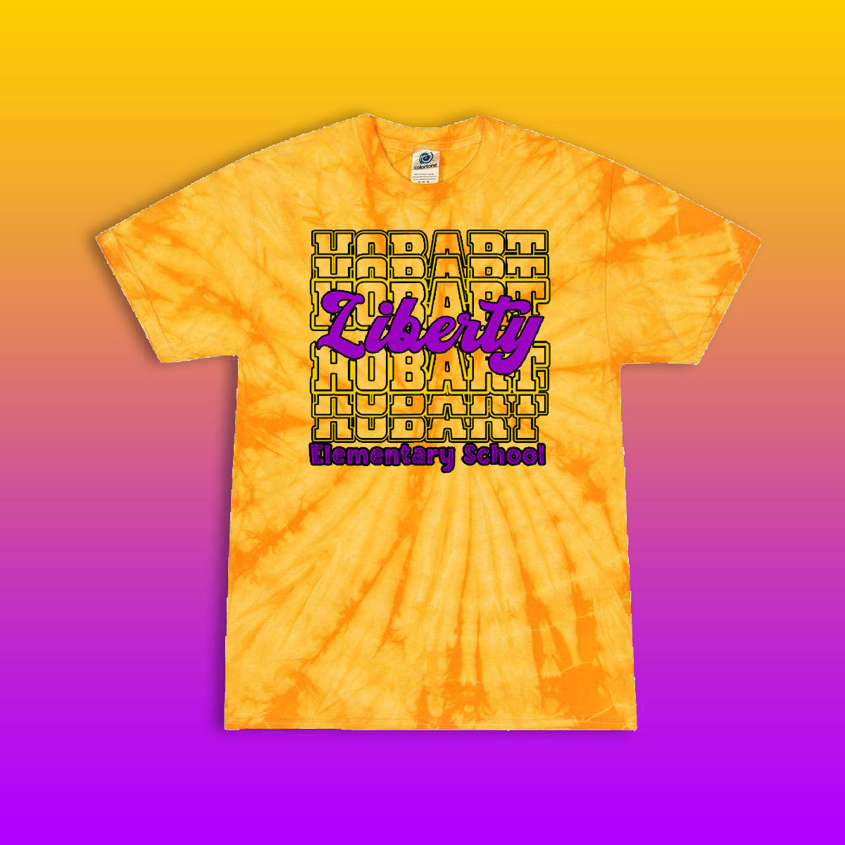 Youth/Adult Liberty Elementary Tie-Dye T-Shirt (Design #1)