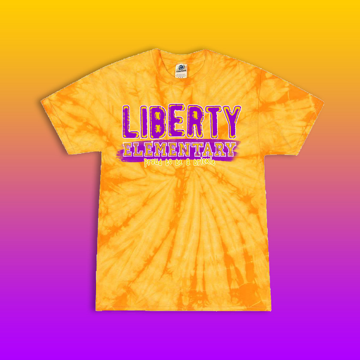 Youth/Adult Liberty Elementary Tie-Dye T-Shirt (Design #3)