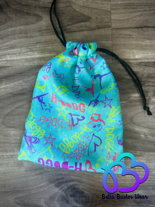 Turquoise Custom Name Grip Bag
