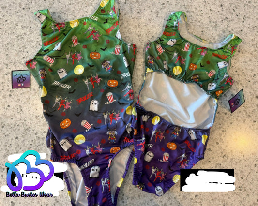 SIZE 11 - ZOMBIE THRILLER LEOTARD (clearance)