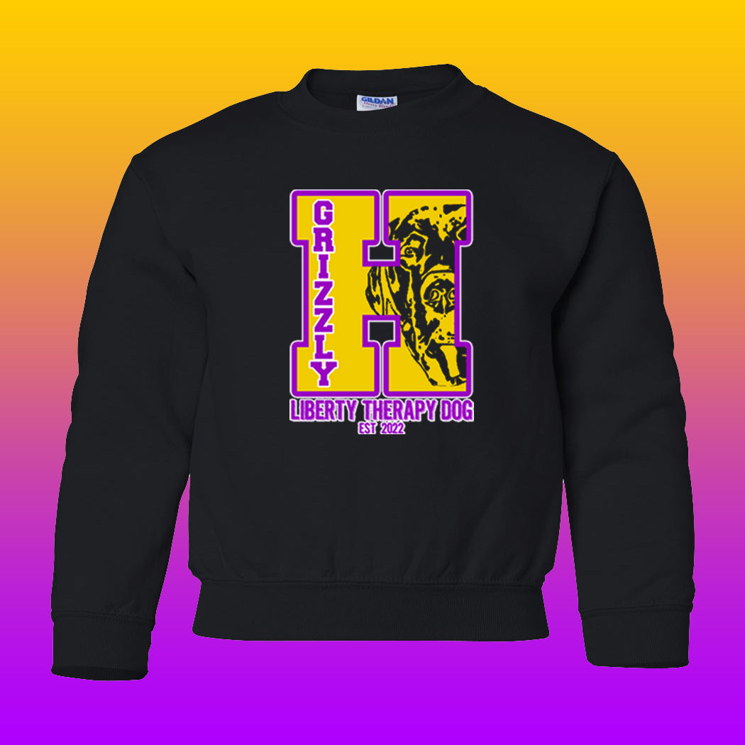 Youth/Adult Liberty Elementary Grizzly Sweatshirt (Design #6)