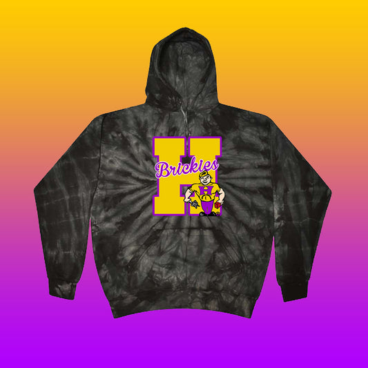 Youth/Adult Hobart Brickies Tie-Dye Hoodie (Design #4)
