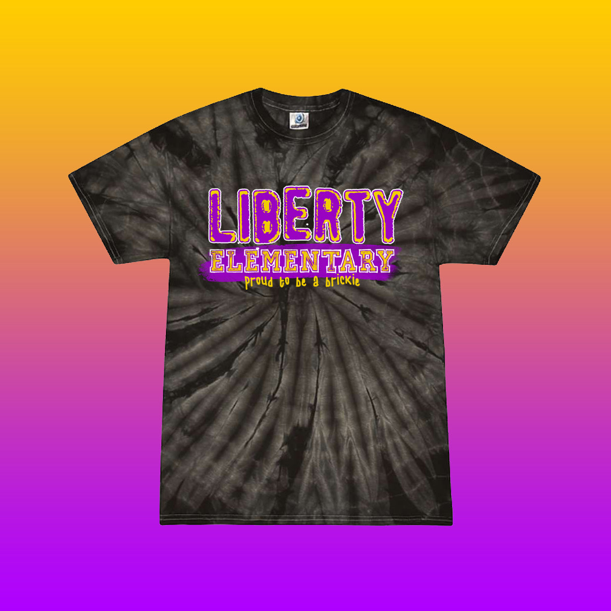 Youth/Adult Liberty Elementary Tie-Dye T-Shirt (Design #3)