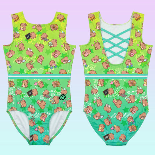 Silly Capybara Themed Leotard