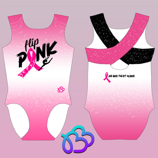 Flip Pink Breast Cancer Awareness Leotard