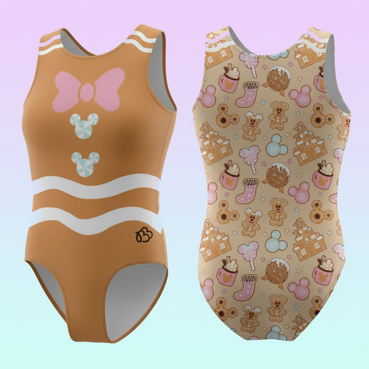 Gingerbread Christmas Leotard