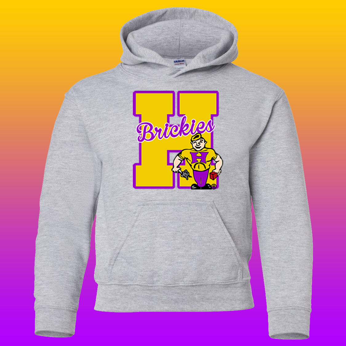 Youth/Adult Hobart Brickies Hoodie (Design #4)