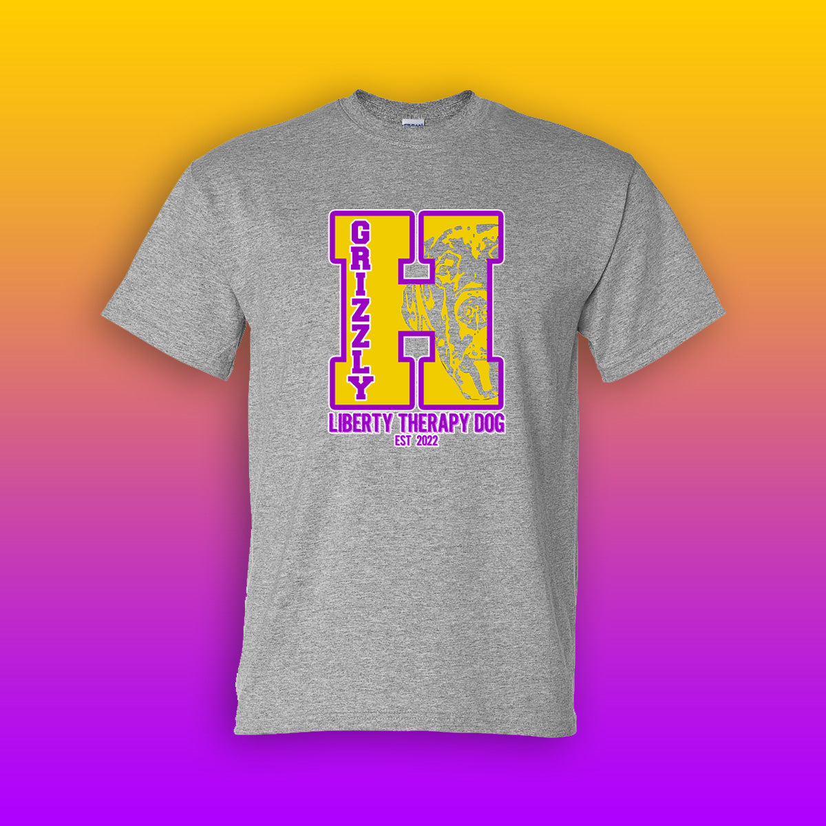 Youth/Adult Liberty Elementary Grizzly T-Shirt (Design #6)