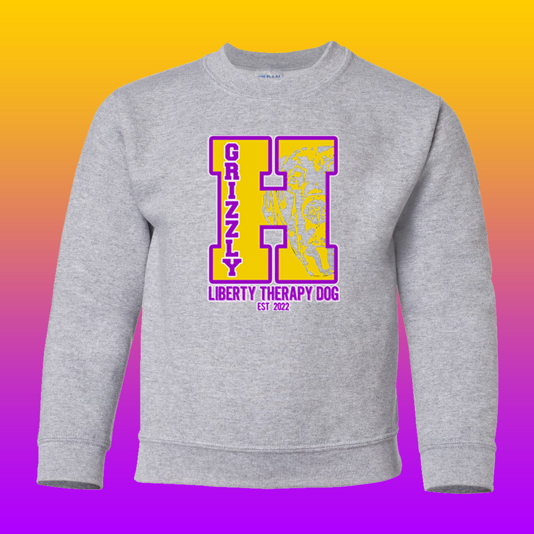 Youth/Adult Liberty Elementary Grizzly Sweatshirt (Design #6)