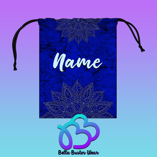 Mandala Custom Name Grip Bag