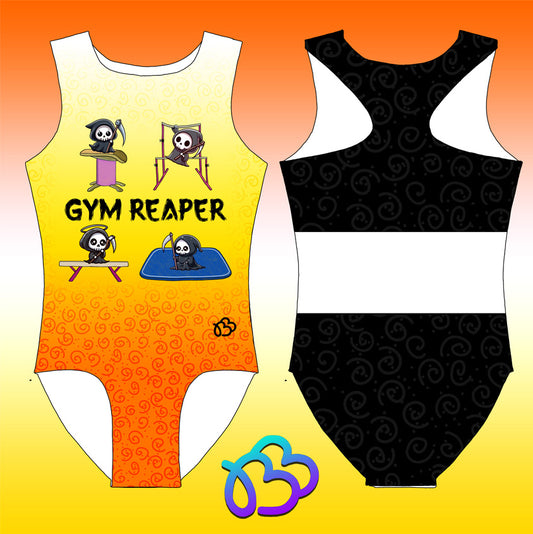 Gym Reaper Halloween Leotard