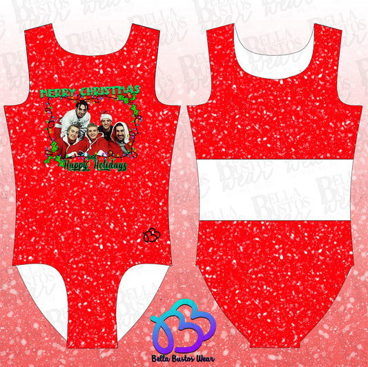Merry Christmas, Happy Holidays Leotard