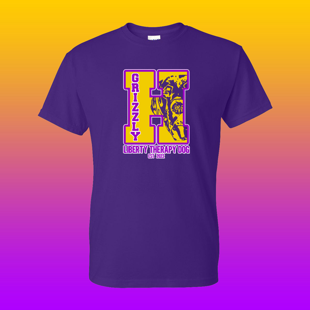 Youth/Adult Liberty Elementary Grizzly T-Shirt (Design #6)