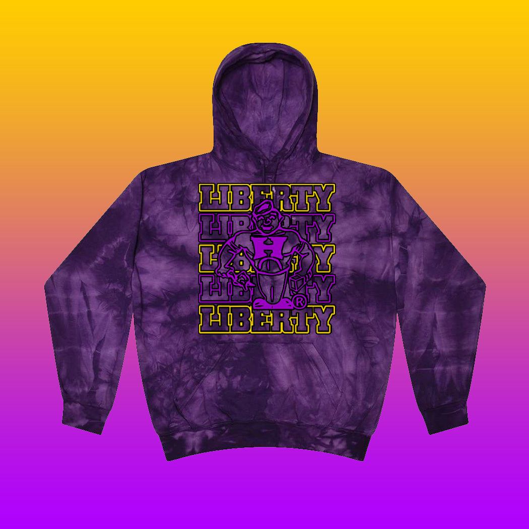 Youth/Adult Liberty Elementary Tie-Dye Hoodie (Design #5)