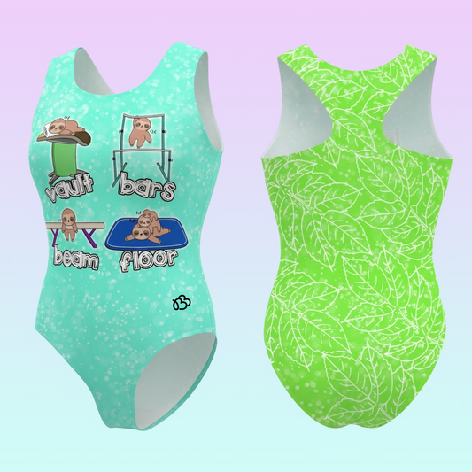 Sloth Gymnastics Event Leotard
