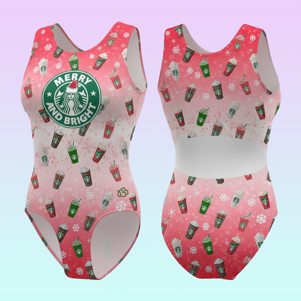 Merry and Bright Coffee Leotard