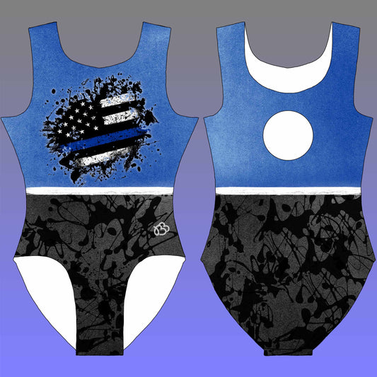 Adult Thin Blue Line Leotard