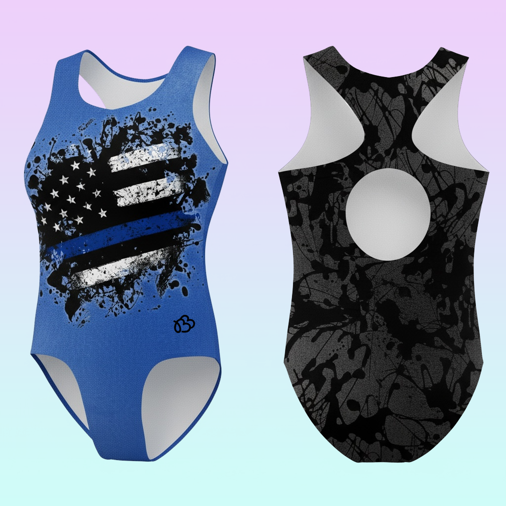 Thin Blue Line Leotard (youth sizes only)
