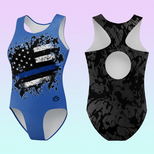 Thin Blue Line Leotard (youth sizes only)