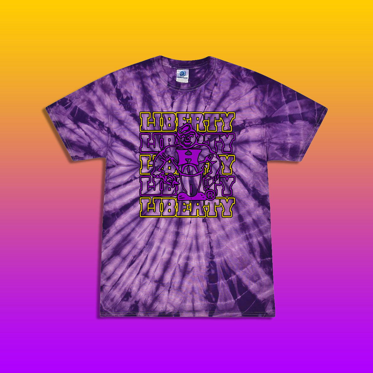 Youth/Adult Liberty Elementary Tie-Dye T-Shirt (Design #5)