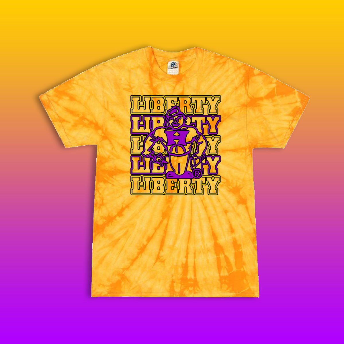 Youth/Adult Liberty Elementary Tie-Dye T-Shirt (Design #5)